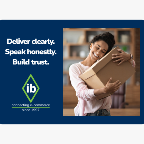 Clear communication and trust in parcel shipping and e-commerce delivery