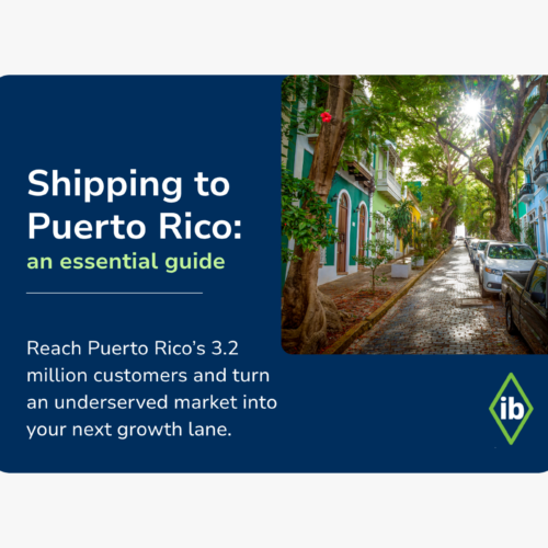 Puerto Rico shipping network for retailers using domestic parcel delivery from mainland US
