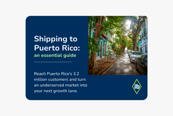 Puerto Rico shipping network for retailers using domestic parcel delivery from mainland US